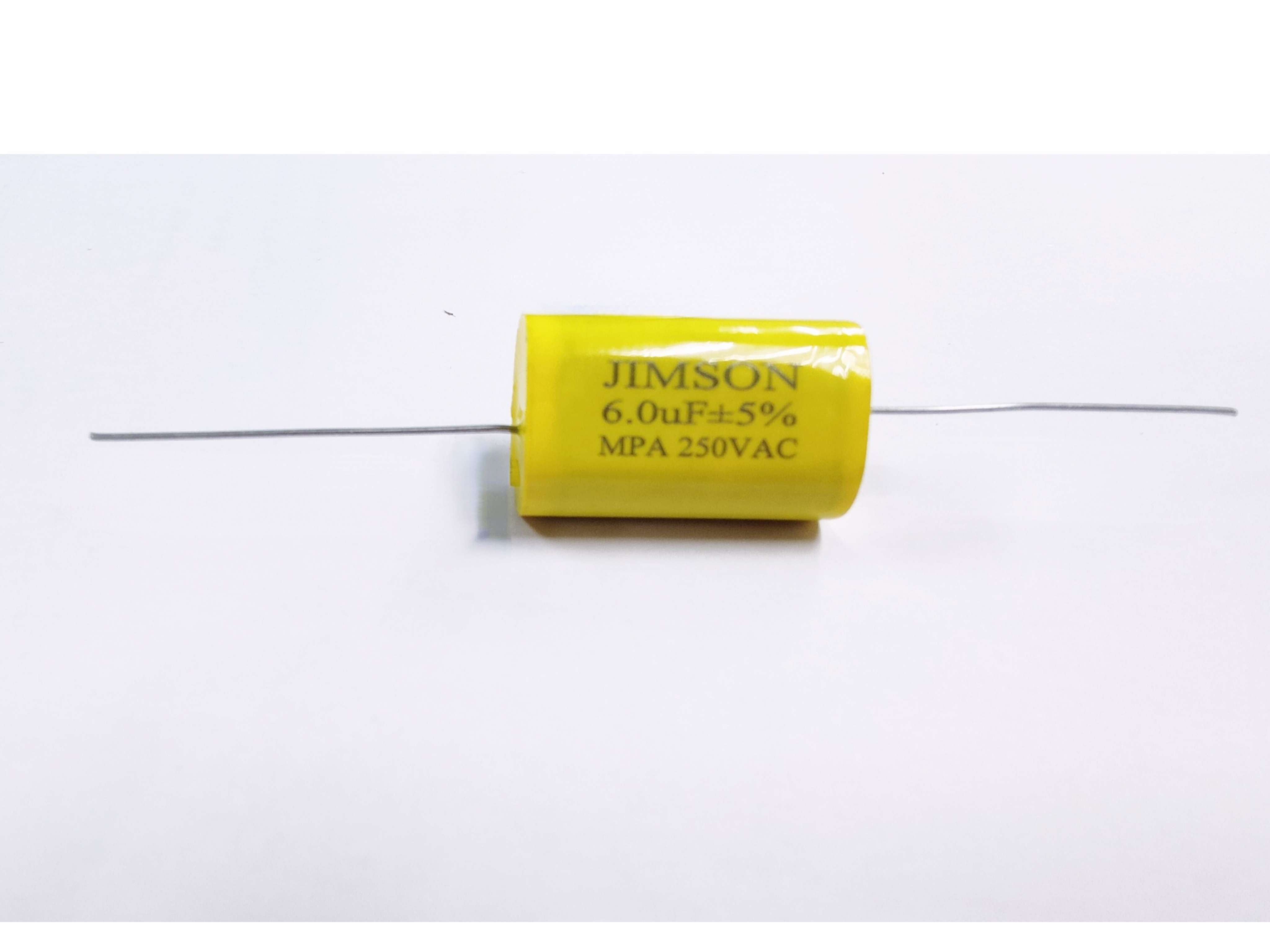 6.0uF Axial  and Oval Film Capacitors