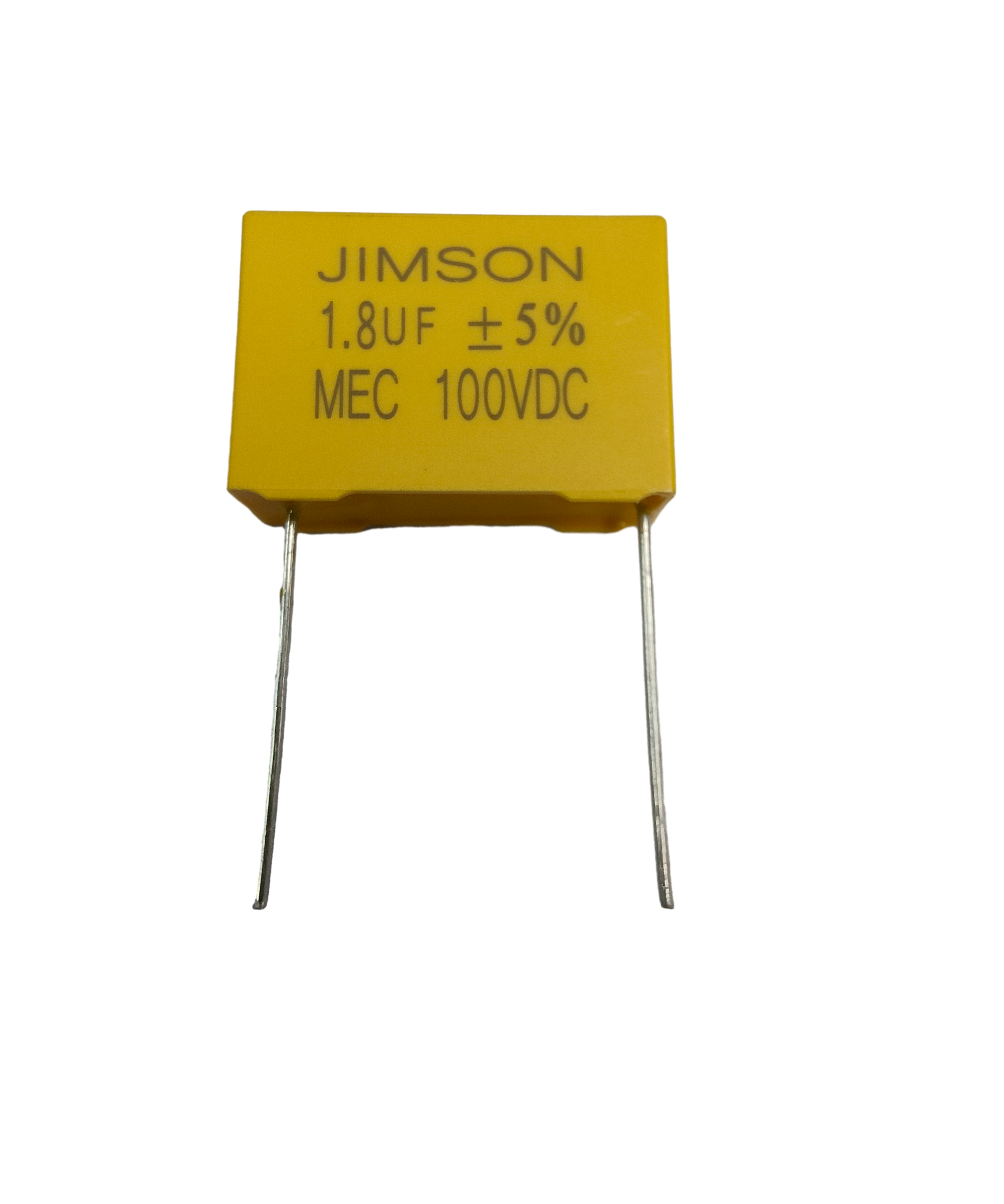 1.8uF 100V Plastic Case Polyester Film Capacitor