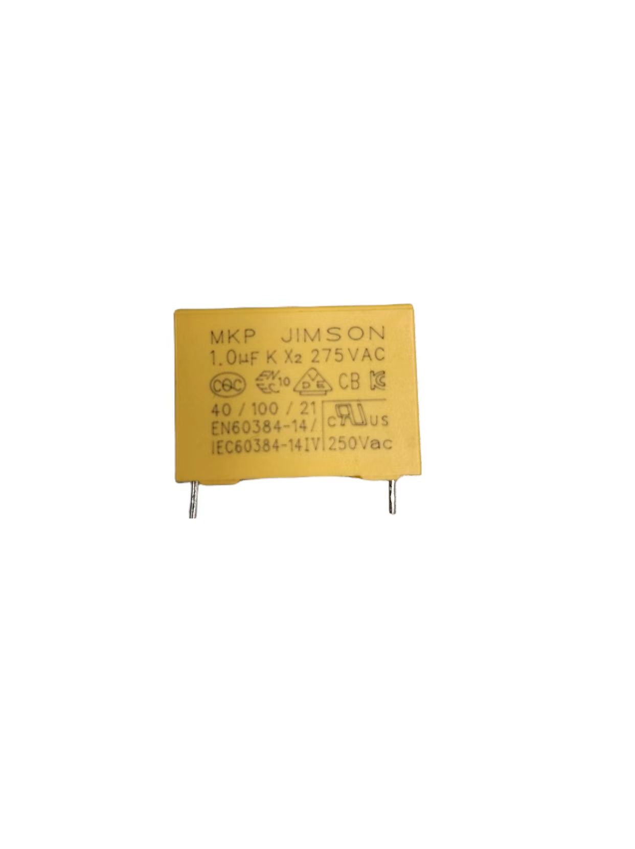 1.0uF X2 Capacitor Cut Pins for Household Appliance Components